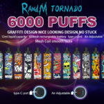 RANDM Tornado 6000 Puffs μίας χρήσης Vape χονδρικής πώλησης