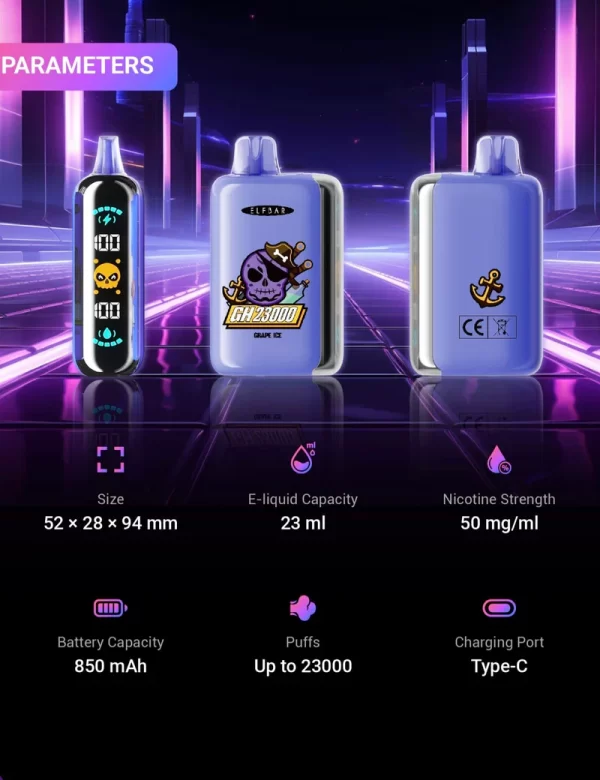 ELF BAR GH23000 Vape för engångsbruk grossist (1)