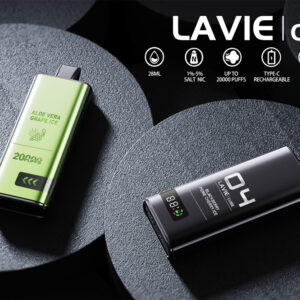 LAVIE Cube 20000 Puffs Vapeador Desechable al por mayor Aloe Vera Sabor Uva Helada