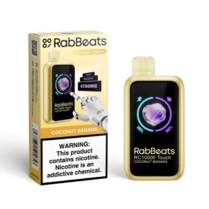 RabBeats RC10000 Touch Vape descartável Banana de coco por atacado