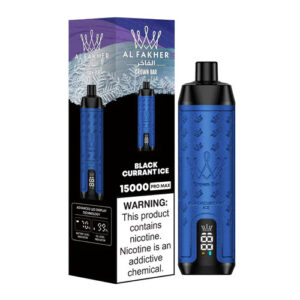 AL Fakher Crown Bar 15000 Pro Max μίας χρήσης Vape Χονδρικό μαύρο φραγκοστάφυλο Ice