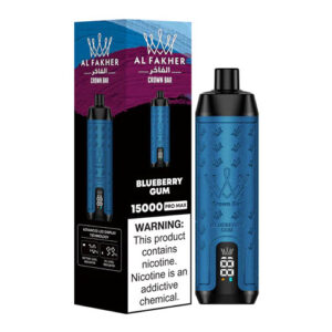 AL Fakher Crown Bar 15000 Pro Max Vape za enkratno uporabo na debelo Blueberry Gum