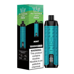 AL Fakher Crown Bar 15000 Pro Max Vape Desechable Menta al por mayor