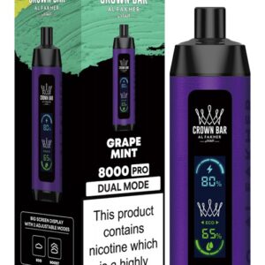 Al Fakher 8000 Pro Vape Desechable Entero Uva Menta