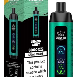 Al Fakher 8000 Pro engångsvape Wholeasle Lemon Mint