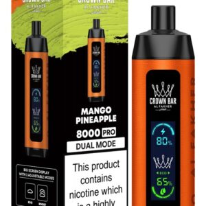 Al Fakher 8000 Pro Vape Descartável Wholeasle Manga Ananás