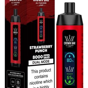 Al Fakher 8000 Pro Vape descartável Wholeasle Strawberry Punch