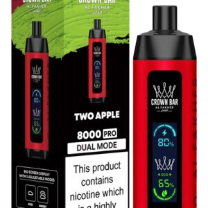 Al Fakher 8000 Pro Vape Desechable Entero Dos Manzana