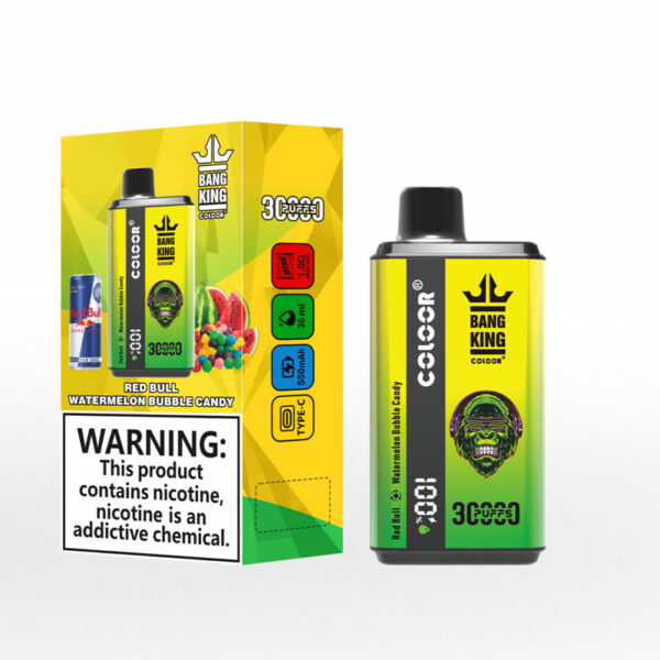 Bang King Coloor 30000 Puffs za enkratno uporabo Vape na debelo (13)