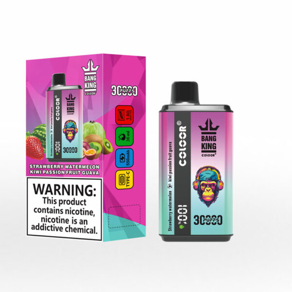 Bang King Coloor 30000 Puffs za enkratno uporabo Vape na debelo (6)