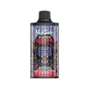 Vapsolo Super 15000 Puffs Eldobható Vape Nagykereskedelem Fekete jég Dragonfruit Strawberry