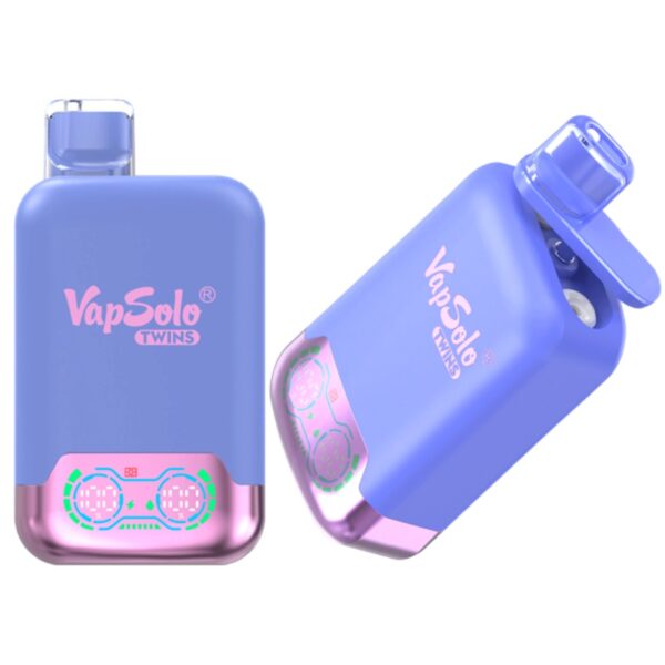 Vapsolo Twins 20000 Puffs za enkratno uporabo Vape na debelo BLACK ICE DRAGONFRUIT STRAWBERRY