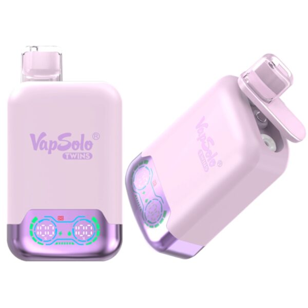 Vapsolo Twins 20000 Puffs Vape Desechable al por mayor GRAPESTRAWBERRYKIWI