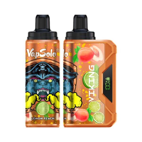 Vapsolo Viking 12000 Puffs Engångs Vape Partihandel Citron Persika