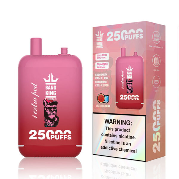 Bang King 25000 Puffs μίας χρήσης Vape Χονδρικό καρπούζι πάγου