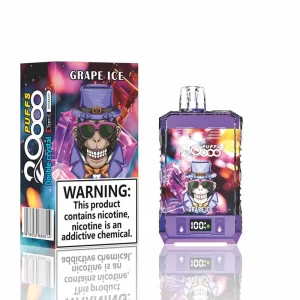 Bang King Coloor 20000 boccate di doppio cristallo monouso Vape all'ingrosso Ghiaccio d'uva