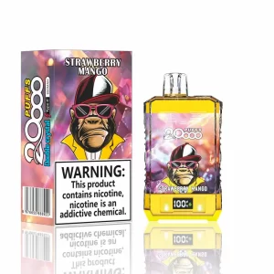 Bang King Coloor 20000 Bouffées Double Cristal Vape en Gros Fraise Mangue