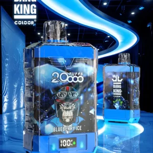 Bang King Coloor 20000 Puffs Duplo Cristal Descartável Vape Atacado todos os Sabores (2)