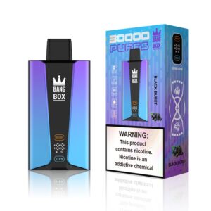 Bang Box 30000 Puffs Eldobható Vape Nagykereskedelem Black Burst