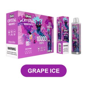 Uwin Crystal 10000 Puffs Einweg Vape Grape Ice