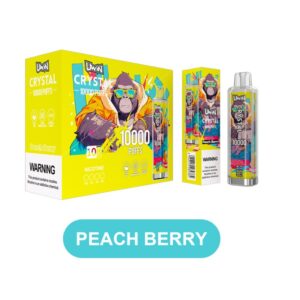 Uwin Crystal 10000 Puffs Jednorazowe Vape Peach Berry