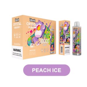 Uwin Crystal 10000 Puffs za enkratno uporabo Vape Peach Ice