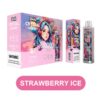 Uwin Crystal 10000 Puffs za enkratno uporabo Vape Strawberry Ice