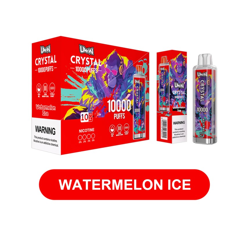 Uwin Crystal 10000 Puffs Vape Desechable Sandía Hielo