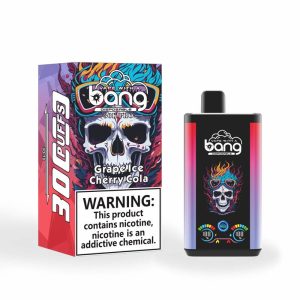 Bang 30K Pro 30000 puffar engångsvape grossist Grape Ice & Cherry Cola