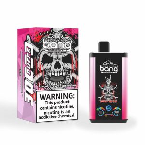 Bang 30K Pro 30000 Puffs Eldobható Vape Nagykereskedelem Barack jég és eper görögdinnye