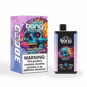 Bang 30K Pro 30000 Puffs Jednorazowe Vape Hurtownia Sakura Grape & Strawberry Lychee