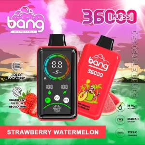 Bang 36000 soffi intelligenti a schermo intero usa e getta Vape all'ingrosso Fragola Anguria