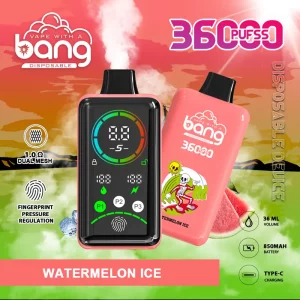 Bang 36000 Puffs Smart Full Screen za enkratno uporabo Vape na debelo Arbuza Ice