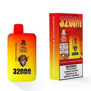 Bang Kingdom Rex 32000 Puffs Vape Desechable Sandía Hielo Fresa Mango al por mayor