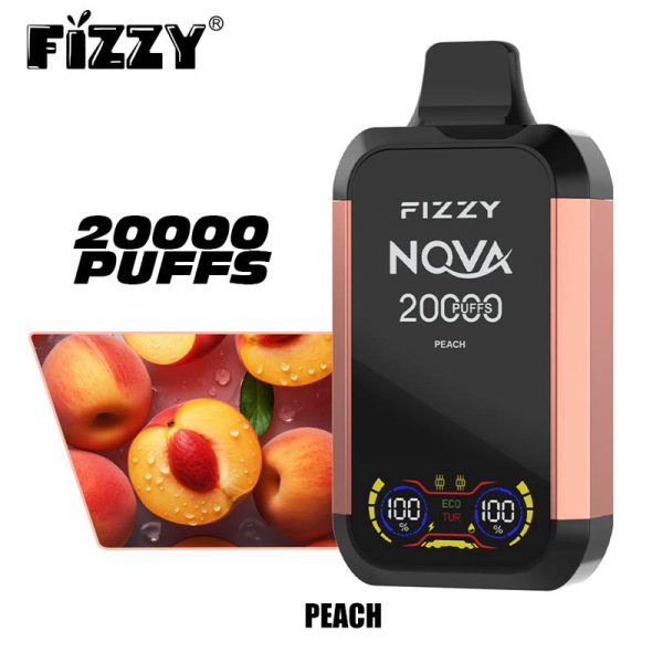 Fizzy Nova 20000 Puffs Eldobható Vape Nagykereskedés Peach