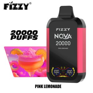 Fizzy Nova 20000 Puffs Vape Descartável Atacado Limão Rosa