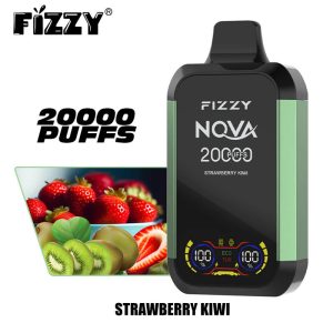 Fizzy Nova 20000 Puffs za enkratno uporabo Vape na debelo jagoda kivi