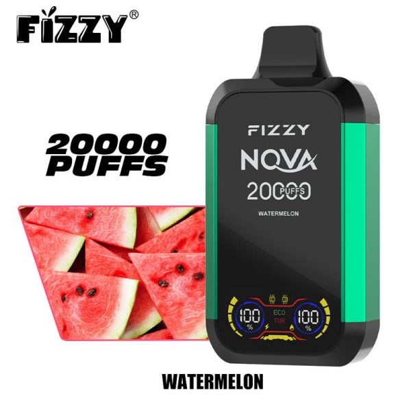 Fizzy Nova 20000 Puffs Vape descartável por atacado Melancia