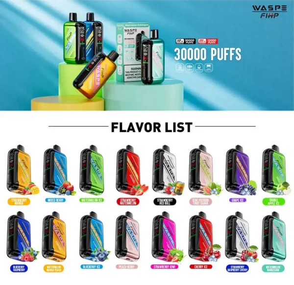 WASPE FIHP 30000 30K Puffs za enkratno uporabo Vape na debelo 5