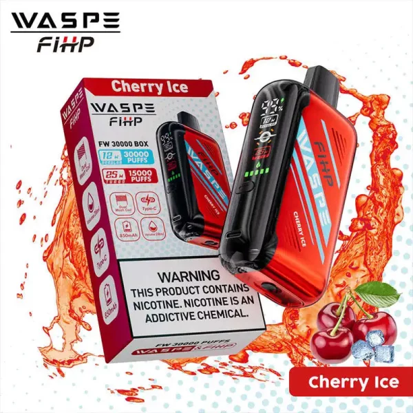 WASPE FIHP 30000 30K Puffs Einweg Vape Großhandel Kirsche Eis