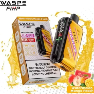 WASPE FIHP 30000 30K Puffs Vape descartável Atacado Melancia Manga Pêssego