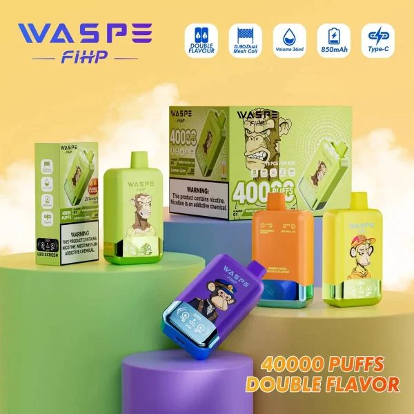 Waspe FIHP 40000 Puffs 40K Disposable Vape Wholesale