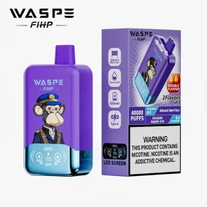 Waspe FIHP 40000 Puffs 40K Disposable Vape Wholesale Mixed Berries & Double Apple Ice