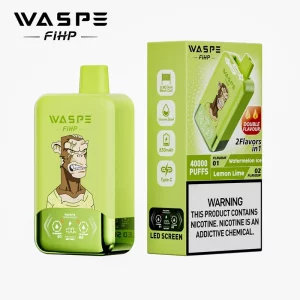 Waspe FIHP 40000 Puffs 40K Engångsvape Partihandel Vattenmelon Ice & Lemon Lime