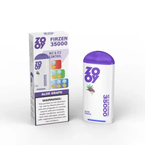 Zooy Firzen 35000 Puffs Eldobható Vape nagykereskedelmi Aloe Grape