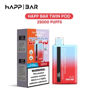 Happ Bar Twin Pod 25000 Arándano Cereza Arándano Sandía Chicle