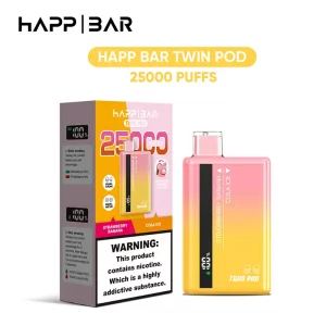 Happ Bar Twin Pod 25000 Jagoda Banana Cola Ice