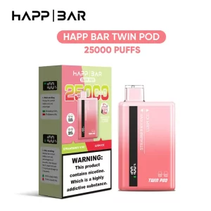 Happ Bar Twin Pod 25000 Fresa Kiwi Lush Ice