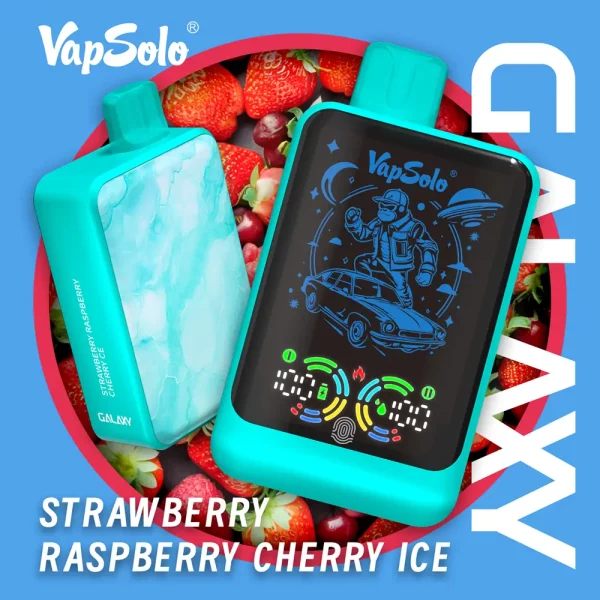 Vapsolo Galaxy 30000 Strawberry Raspberry Cherry Ice