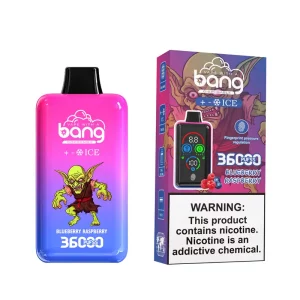 Bang 36000 boccate Ice Control Vape usa e getta Mirtillo Lampone